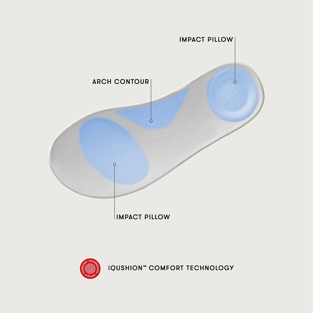 Fitflop Womens Slippers - Chrissie Felt - Grey - 645-SLIFNT